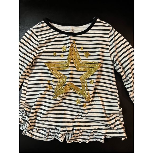 Healthtex 4t Girls Stripped‎ Long-Sleeved Top - Picture 2 of 4